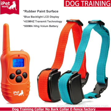 For 2Dgos Rubber Paint Surface Remote Dog Training Collar Amazon Best Seller With Private Label